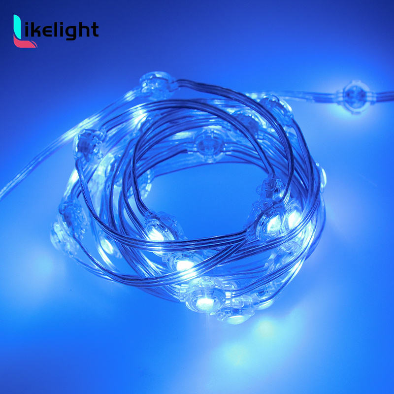 Like Light L-C10-WS2812B 10mm RGB LED String Light - WS2812B IC, IP67 Waterproof, Outdoor Pixel Ligh